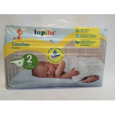 Підгузки  Lupilu  comfort  2 (4-8 кг) 42 шт в уп., памперси