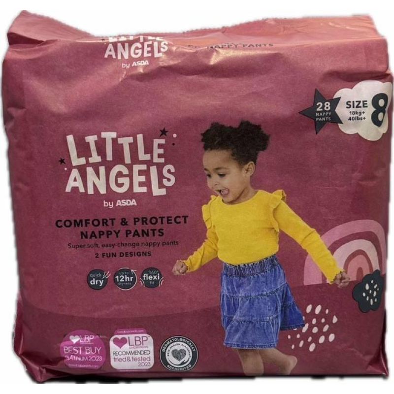 Підгузки-трусики 8 розміру Little Angels  18+ кг 28  шт в уп