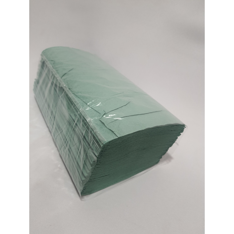 Рушник паперовий V-складання зелений 160 аркушів